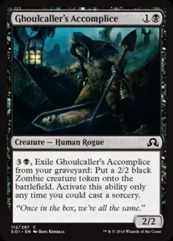 Ghoulcaller's Accomplice - Medium Play MTG Shadows Over Innistrad - Image 1