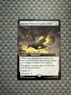 MTG Rocket-Powered Goblin Glider #0281 Ext. Art Rare Marvel’s Spider-Man (SPM) - Image 1