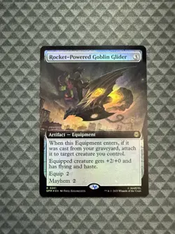 MTG Rocket-Powered Goblin Glider #0281 Foil Ex. Art R Marvel’s Spider-Man (SPM) - Image 1
