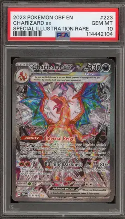 Pokemon Charizard ex Obsidian Flames Special Illustration Rare #223 PSA 10 - Image 1
