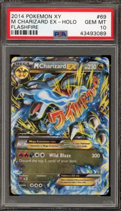 Pokemon M Charizard EX XY Flashfire Holo Rare #69 PSA 10 Gem Mint - Image 1