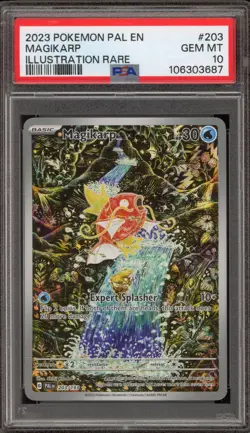 Pokemon Magikarp Paldea Evolved Illustration Rare #203 PSA 10 Gem Mint - Image 1