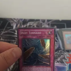Yugioh Dust Tornado PSV-011 Super Rare Holo Bleed Near Mint 1st Ed - Image 4