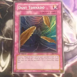 Yugioh Dust Tornado PSV-011 Super Rare Holo Bleed Near Mint 1st Ed - Image 5