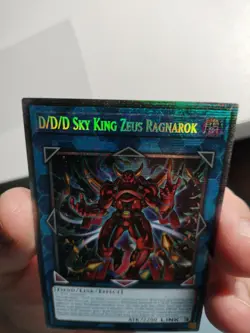 Yugioh! D/D/D Sky King Zeus Ragnarok DOOD-EN039 STARLIGHT RARE - Image 4