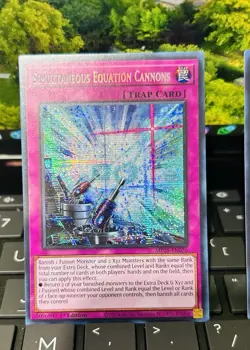 Yugioh! Simultaneous Equation Cannons MP25-EN076 Prismatic Secret Rare 1st NM - Image 1