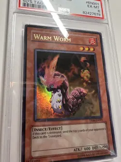 2009 Yugioh Warm Worm TF04-EN001 Ultra Rare PSA 6 - Image 3