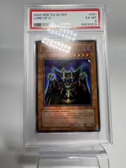 Yugioh Lord of D. SDK-041 Super Rare HEAVY HOLO BLEED PSA 6 - Image 2