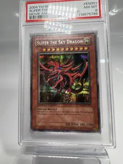 Slifer the Sky Dragon YMA PSA 8 Secret Rare Ani-Manga Promo #EN001 Yugioh 2004 - Image 2