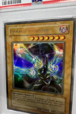 Yugioh FADED Barrel Dragon PSA 8 MRD-126 Ultra Rare Unlimited MISPRINT ERROR - Image 1