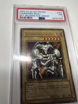 Yugioh PSA 7 Summoned Skull Limited Edition BPT-002 REVERSE FOIL ERROR Near Mint - Image 5