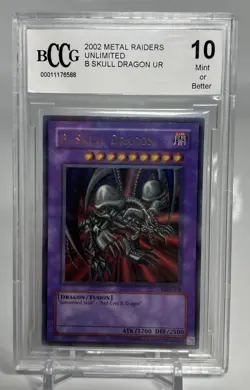 2002 YuGiOh! Metal Raiders B. Skull Dragon Ultra Rare Unlimited MRD-018 BCCG 10 - Image 1