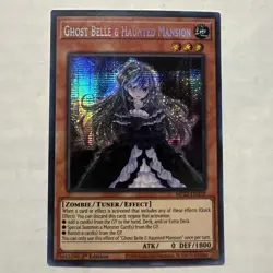 YuGiOh! Ghost Belle & Haunted Mansion MP22-EN258 Prismatic Secret Rare 1st Ed NM - Image 1