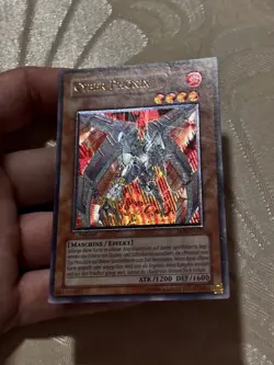🔥YUGIOH! German EOJ-DE009 Enemy Of Justice Cyber Phoenix Ultimate Rare EURO 🔥 - Image 4