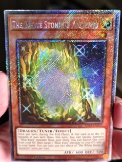 The White Stone Of Ancients Platinum Secret Rare RA04-EN267 Blue-Eyes Yugioh - Image 3
