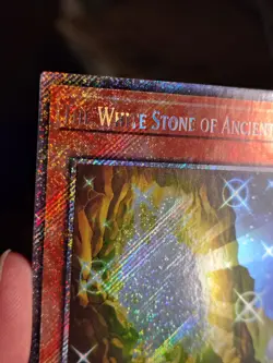 The White Stone Of Ancients Platinum Secret Rare RA04-EN267 Blue-Eyes Yugioh - Image 4