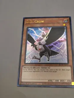 Yugioh D.D. Crow BLCR-EN077 Ultra Rare 1st Ed NM - Image 2