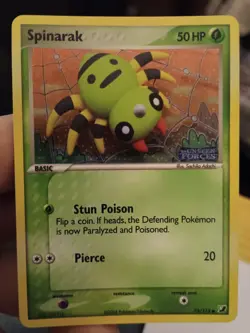 Pokemon Cards Unseen Forces Spinarak 75/115 & Ariados 2/115 Reverse Holo Stamped - Image 2