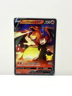 Pokemon TCG Lance's Charizard V - SWSH133 Sword & Shield Promo Card NM - Image 1