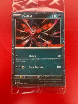 Pokemon Sealed Yveltal 088/132 GameStop Stamped Promo Card Near Mint - Image 1