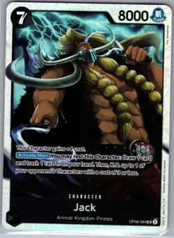 Jack OP08-084 SR - One Piece Card Game - NM - Image 1