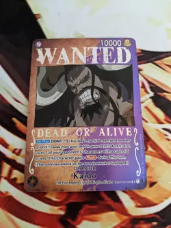 Kaido ST04-003 Wanted Poster Alternate Art SP One Piece Card English OP03 NM - Image 1