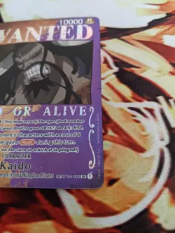 Kaido ST04-003 Wanted Poster Alternate Art SP One Piece Card English OP03 NM - Image 2