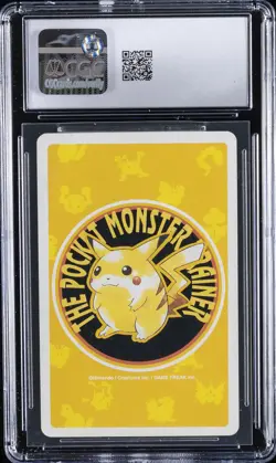 1998 POKEMON PLAYING CARDS YELLOW DECK - SIX OF SPADES - JPN GENGAR CGC 5 - Image 2