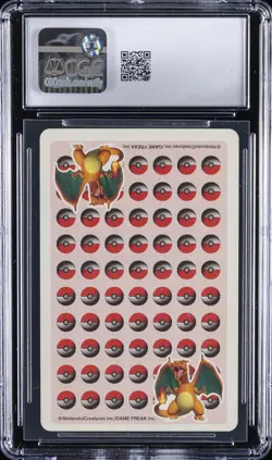 1998 POKEMON PLAYING CARDS RED 3D DECK - ACE OF DIAMONDS - JPN FLAREON CGC 8.5 - Image 2