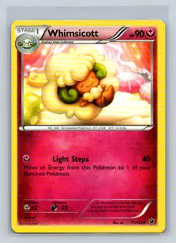 Whimsicott #71/124 XY - Fates Collide Uncommon - Pokemon Cards D64 - Image 1