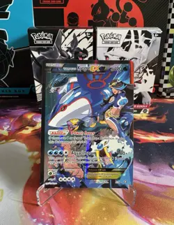 Pokemon TCG Team Aqua's Kyogre-EX Double Crisis Holo Card 6/34 NM LP - Image 1