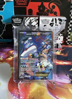 Pokemon TCG Team Aqua's Kyogre-EX Double Crisis Holo Card 6/34 NM LP - Image 2