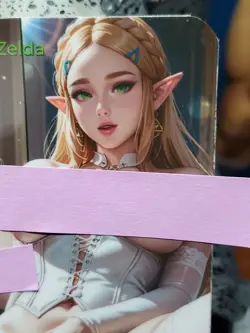 1/1 Only 1 Made Zelda Princess Game Spicy Lonestar Customs Topless Waifu Card - Image 4