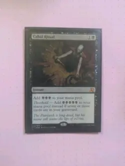 Magic the Gathering Foil Cabal Ritual From the Vault Lore Card - Image 1