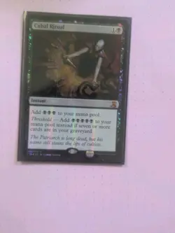 Magic the Gathering Foil Cabal Ritual From the Vault Lore Card - Image 2