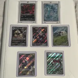 Pokemon TCG SV: Set of 7 Illustration Rare Cards- All mint condition. - Image 1