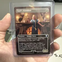 Soul’s Attendant NM Borderless Foil MTG Lord Of The Rings LTC Hildebrandt Magic - Image 1