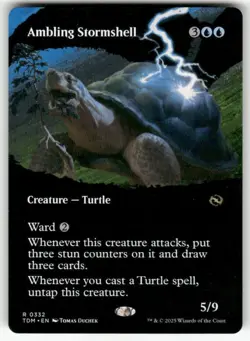 MTG | Ambling Stormshell (Borderless) | (NM) Tarkir: Dragonstorm - Image 1