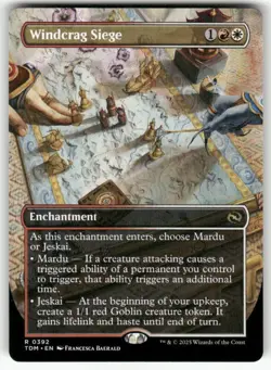 MTG | Windcrag Siege (Borderless) | (NM) Tarkir: Dragonstorm - Image 1