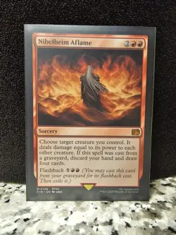 Final Fantasy MTG - Nibelheim Aflame Discounted (Minor Scratch) - Image 2