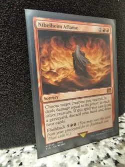 Final Fantasy MTG - Nibelheim Aflame Discounted (Minor Scratch) - Image 3