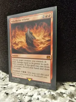 Final Fantasy MTG - Nibelheim Aflame Discounted (Minor Scratch) - Image 4