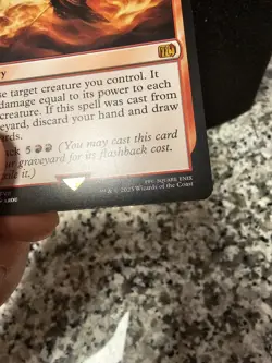 Final Fantasy MTG - Nibelheim Aflame Discounted (Minor Scratch) - Image 5