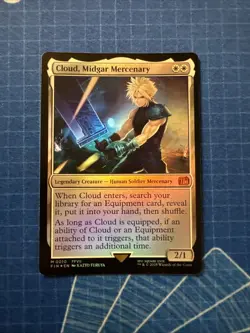 Cloud, Midgar Mercenary Final Fantasy Foil - Image 1