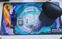 MTG MagicCon Las Vegas 2025 Black Lotus VIP Playmat + Hat + Pins + Lanyard - Image 1