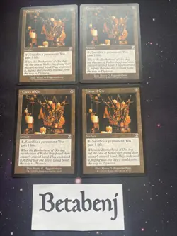 4x MTG Claws of Gix Timeshifted (Playset) - Image 1