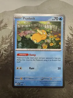 Pokemon TCG Psyduck MEP 007 Mega Evolution Pokemon Blister Promo - Image 1