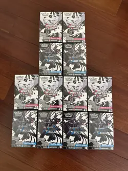 12x Pokemon TCG Black Bolt and White Flare Booster Bundle New & Sealed (6x each) - Image 1