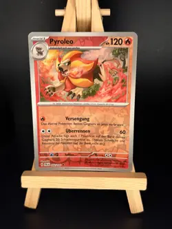 Pyroleo 032/193 Reverse Holo Pokemon Karte TCG aus Entwicklungen in Paldea - Image 1