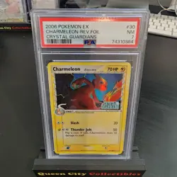 CHARMELEON - REV FOIL - PSA 7 - 2006 POKEMON EX CRYSTAL GUARDIANS - #30 - Image 1